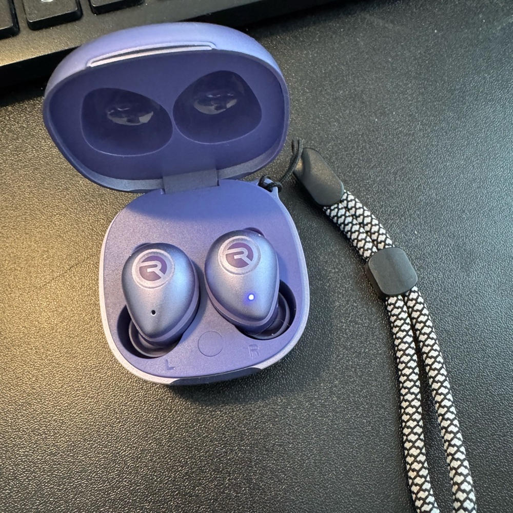 Raycon Fitness Bluetooth True Wireless Earbuds - Purple